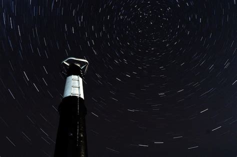 Premium Photo | Abandoned lighthouse on nightsky