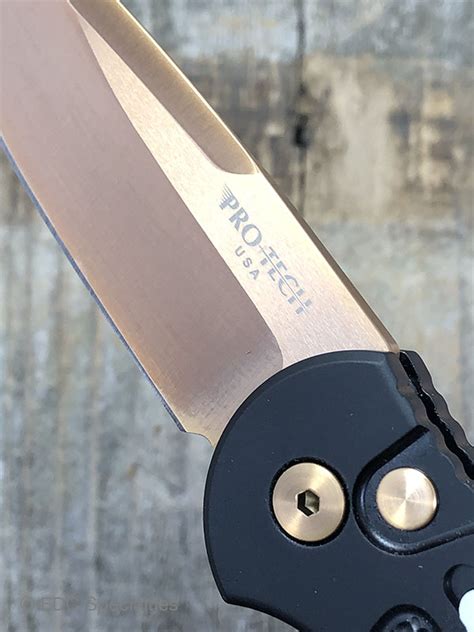 Protech Knives TR-3 Elite 20th Anniversary Rose Gold Auto - EDC ...