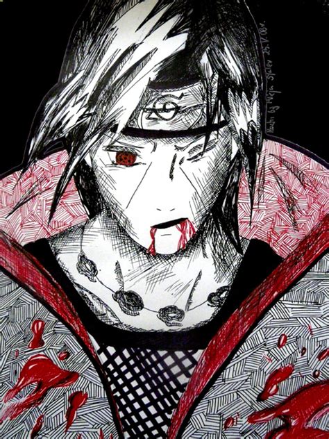 Itachi's blood by Alicefllu on DeviantArt