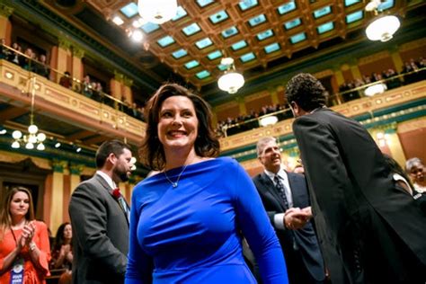 Gretchen Whitmer responds to comments about her blue dress