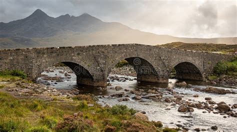 The old Sligachan bridge stock image. Image of scenery - 198816983