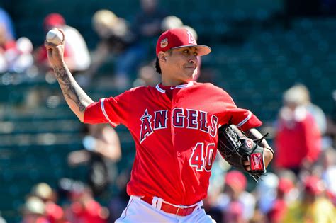 Jesse Chavez starting his second game of 2017 for the Los Angeles Angels