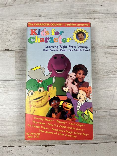 Kids for Character Barney Safety (1996, VHS) Tom Selleck 45986021007 | eBay