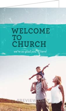 Welcome to Church - Print-Ready Bulletins | Igniter Media