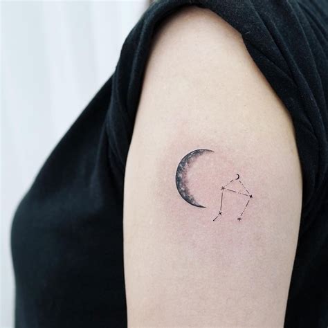 55 Crescent Moon Tattoo Ideas for Perpetual Night Owls | Crescent moon tattoo, Crescent moon ...