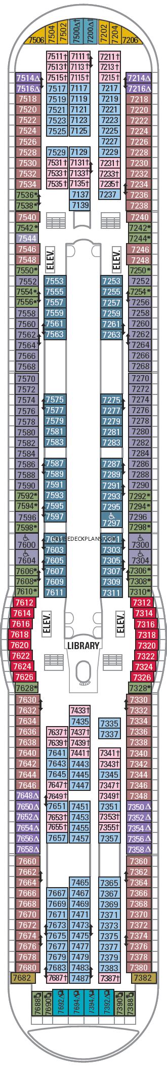 Explorer of the Seas Deck 7 Deck Plan Tour