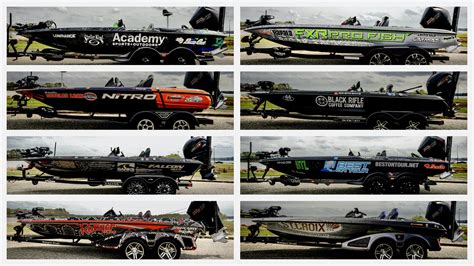 2023 Opens Elite Qualifier boats - Bassmaster