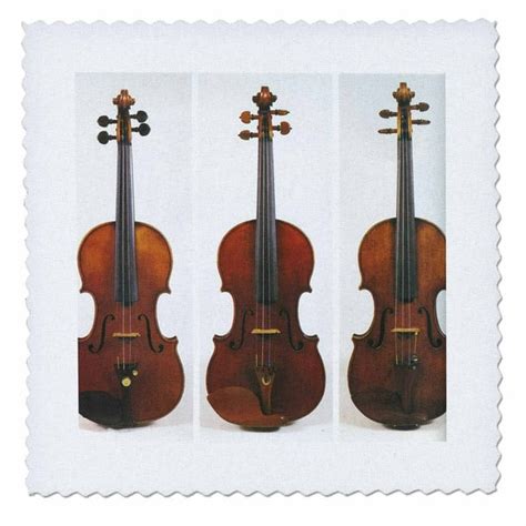 3dRose 3 Ancient Violins - Quilt Square, 10 by 10-inch - Walmart.com ...