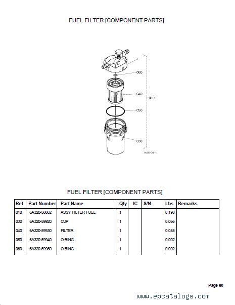 Kubota B26 Tractor Parts Manual