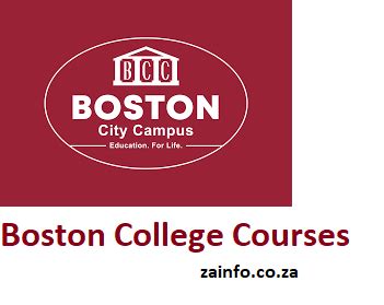 Boston College Courses and Fees 2023-2024 | Full List - ZA INFO