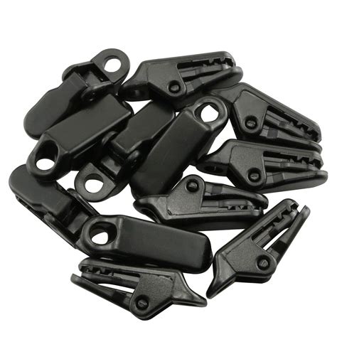 JCBIZ 12pcs Alligator Clip 33mm Crocodile Tent Awning Windproof Fixing Clip Clamp for Outdoor ...