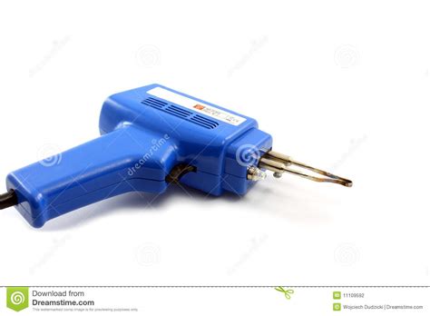 Soldering iron stock photo. Image of button, soldering - 11109592