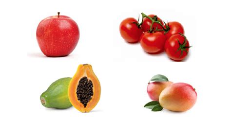 Types of fruit ripening