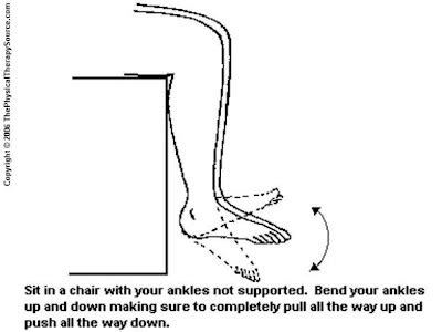 Ankle Exercises from ThePhysicalTherapySource.com: Ankle - Ankle Pumping