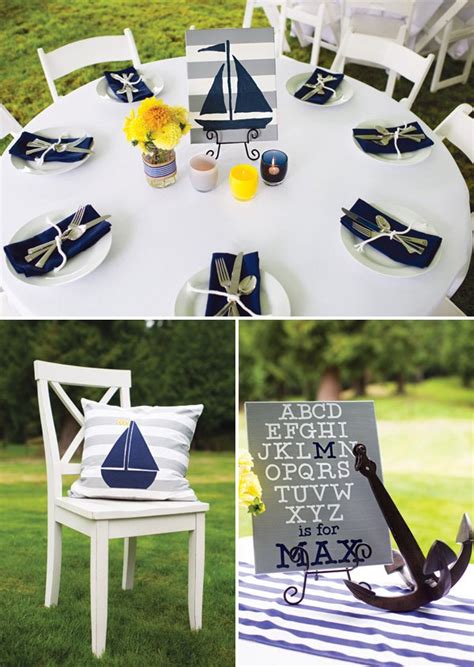 "Ahoy it's a Boy" Preppy Nautical Baby Shower // Hostess with the Mostess®