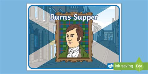 Burns Supper Display Poster (teacher made) - Twinkl