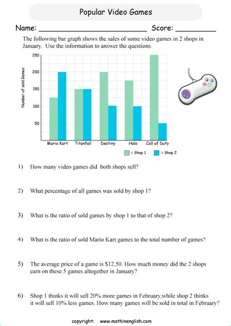 Printable primary math worksheet for math grades 1 to 6 based on the Singapore math curriculum.