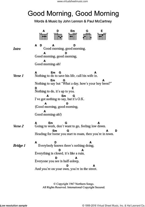 Good Morning Beautiful Guitar Chords