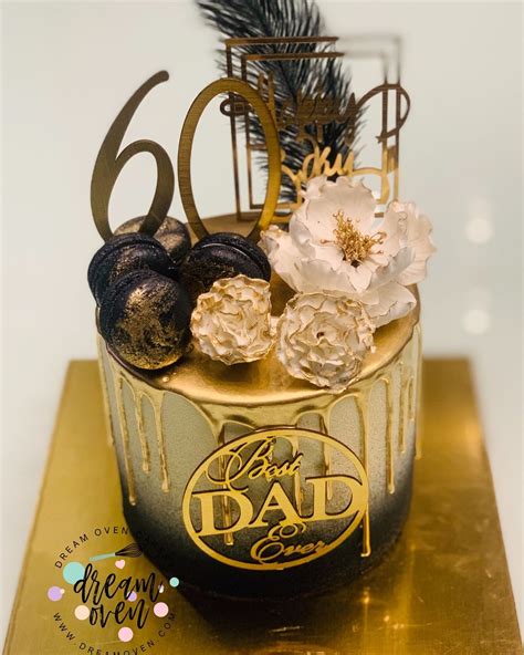 60th bIrthday Cake for dad... - Dream Oven Academy