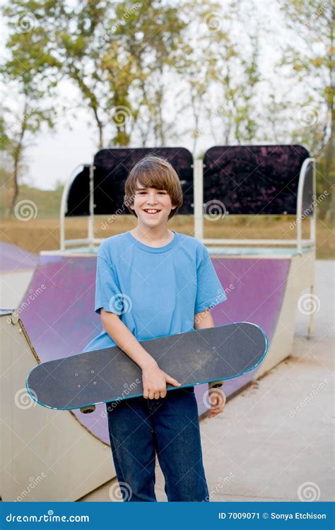 Teenage Boy Skateboarding stock image. Image of board - 7009071