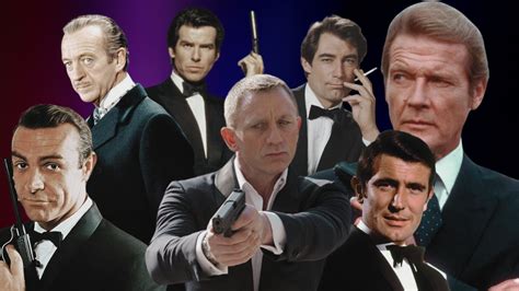 James Bond Actors in Order - From Sean Connery to Daniel Craig ...