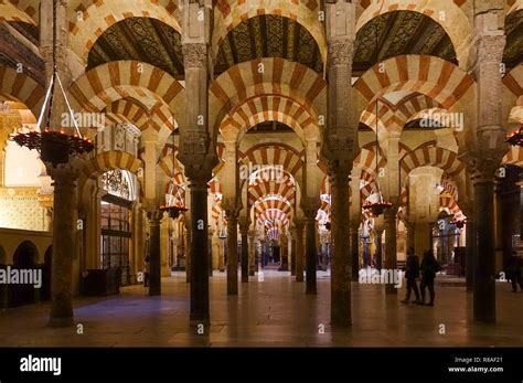 Interior of the Cordoba Mosque, Cathedral, cordova, Great mosque of ...