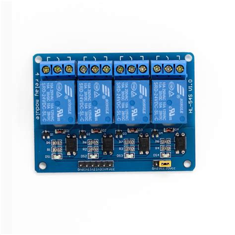 Buy 24V 4-Channel Relay Module (with Light Coupling) Online at Robu.in