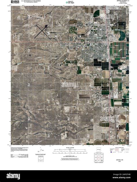 Map of artesia new mexico Cut Out Stock Images & Pictures - Alamy