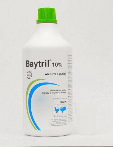 Baytril Dosage Chart