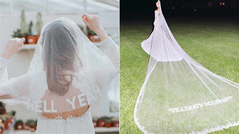 How to rock the statement wedding veil trend like Hailey Bieber | HELLO!