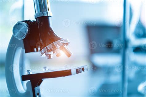 Medical laboratory microscope in chemistry biology lab test 3452084 Stock Photo at Vecteezy