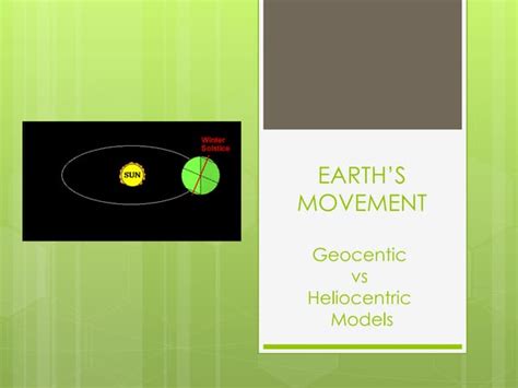 Geocentric vs. Heliocentric Models | PPT