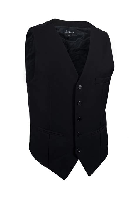 Suit Vest in Formal Black | Bows-N-Ties.com