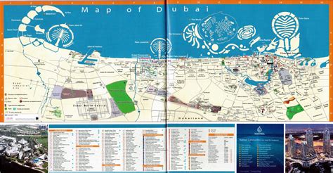 Large tourist map of Dubai | Dubai | UAE (United Arab Emirates) | Asia | Mapsland | Maps of the ...