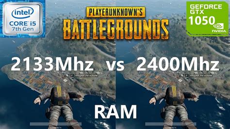 2133Mhz vs 2400Mhz RAM in PlayerUnknown's Battlegrounds - YouTube