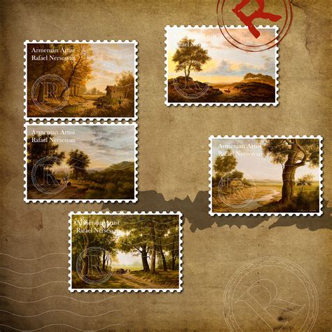 ART Postage Stamps :: Behance