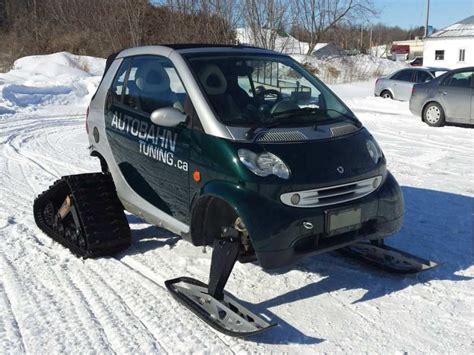 Ottawa man builds a hybrid Smart car-snowmobile - Cottage Life