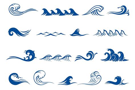 Ocean Waves | Ocean illustration, Wave drawing, Ocean wave drawing