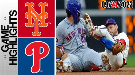 Philadelphia Phillies vs New York Mets GAME HIGHLIGHTS [TODAY ...