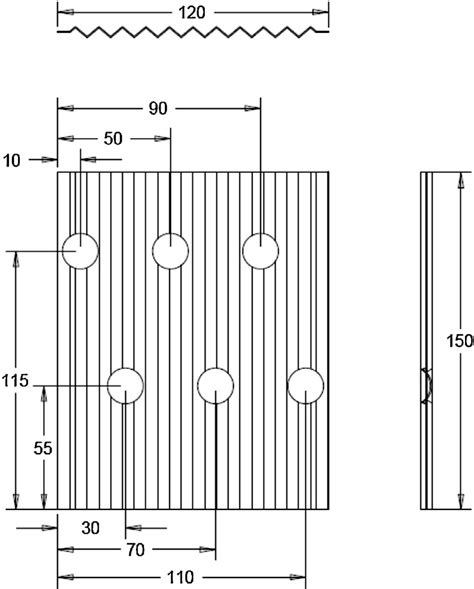 Wavy aluminium fin design. | Download Scientific Diagram