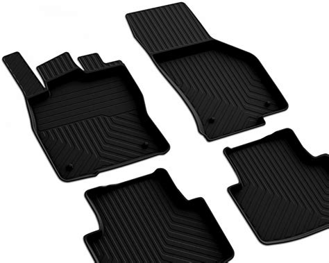 4D Molded Interior Car Floor Mat for Volkswagen NEW BEETLE 2012-2019 (Black) - Floor Mats & Carpets