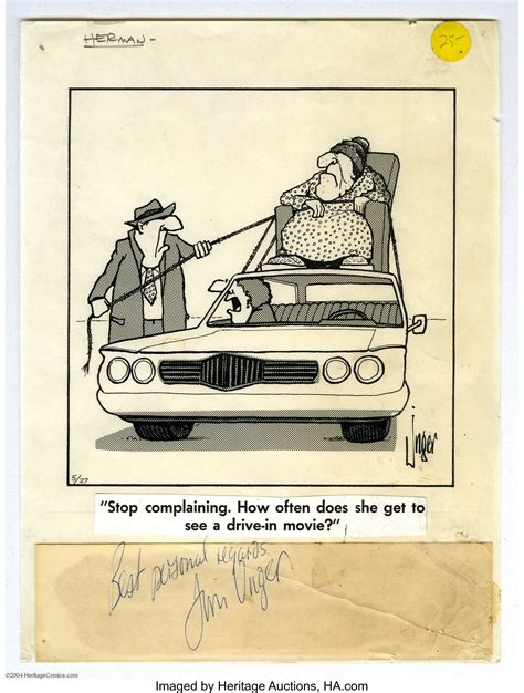 Jim Unger - Herman Daily Comic Strip Original Art, dated 5-27 | Lot #17804 | Heritage Auctions