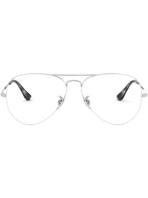 Ray-Ban aviator-frame Metal Glasses - Farfetch