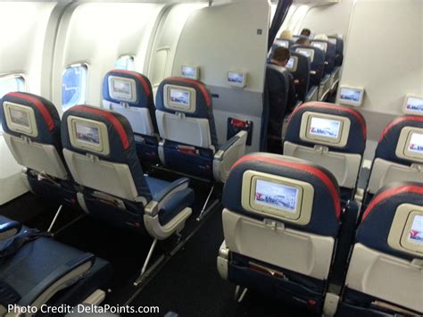 Delta 767-300 domestic comfort plus seat 3 Delta points blog - Delta ...