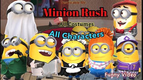 Despicable Me Minion Rush All Costumes 112 Minion Minion Rush All Characters Minion Rush Funny ...