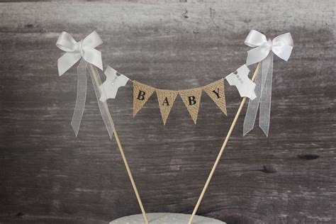 Baby Shower Cake Topper Baby Girl or Baby Boy Cake Banner - Etsy