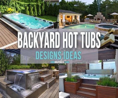 15 Best Relaxing Backyard Hot Tub Deck Designs Ideas | Ann Inspired