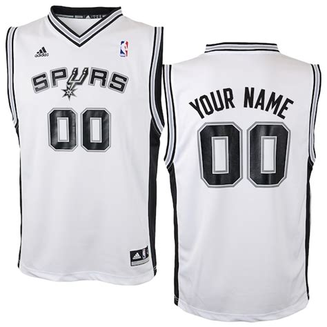 adidas San Antonio Spurs Youth Custom Replica Home Jersey - NBA Store