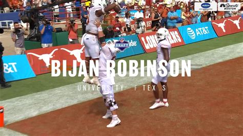 2023 NFL Draft Highlights: Bijan Robinson - RB , University of Texas - NBC Sports Boston