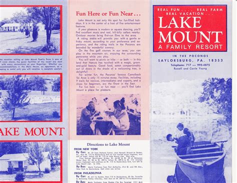 Local History Room Monroe County Pennsylvania: Lake Mount A Family ...